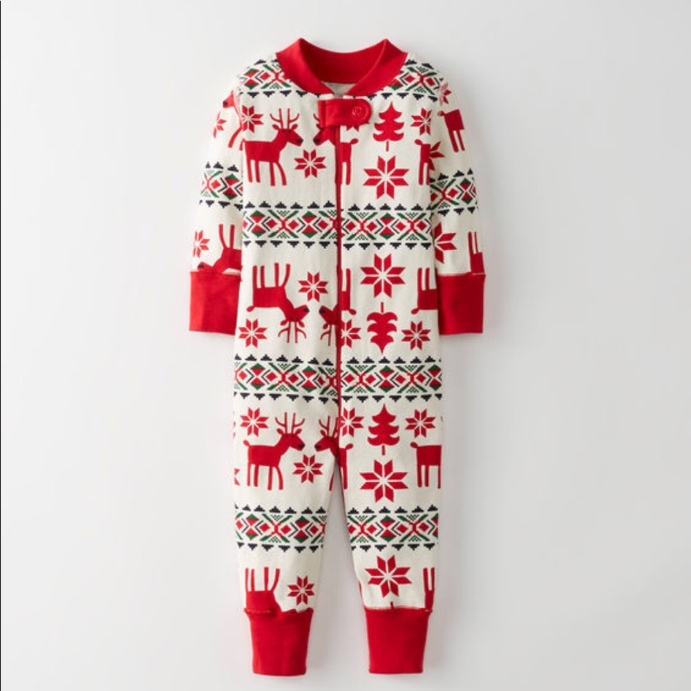 NWT Hanna Andersson Dear Deer Baby Pajamas
